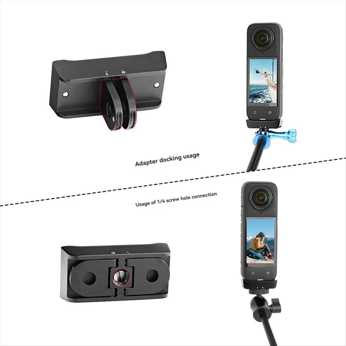 A73T Adapter for Insta360 X5 X - đánh giá và giá Insta360 Camera X4